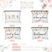 Bridesmaids Makeup Bag Set - Floral Wedding Cosmetic Canvas Bags for Women - Buy Online on SooperMarket.com