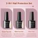 Maykawe Gel Nail Polish Set with 48W Nail Lamp - 6 Nude, Gray, Pink, Purple Colors - Base Top Coat, Manicure Tools - Shellac Nail Art Kit for Beginners - Home Salon Starter Kit - Buy Online on SooperMarket.com