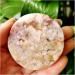 Natural Stone Cherry Blossom Agate Bracelet Heart Palm Stone Shaman Feng Shui Crystal Room Ornament Gemstones and Crystal (Color : 60-70g) - Buy Online on SooperMarket.com