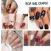 100PCS Colorful 3D Bow Nail Art Decorations - Nail Charms for Acrylic Resin Design - Buy Online on SooperMarket.com
