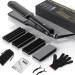 Hair Crimpers and Wavers Crimper Hair Tool Hair Volumizing Iron with Titanium Ceramic Plates Fast Heated Styling Tools for Women Dual-Voltage Crimping Iron
