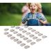 GFHGGGFH Metal Pacifier Trousers for Toddlers - Rust Protection & Galvanized Stainless Steel Braces - 30 Pack - Buy Online on SooperMarket.com