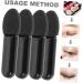 Baluue 400 Pcs Mini Eyeshadow Swab Eyelash Spoolie Mini Lip Brush Eyelash Applicator Lip Balm Brush Plastic - Buy Online on SooperMarket.com