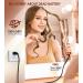 Professional Automatic Hair Curler with Anti-Tangle Technology - Large Slot, 4 Temperature Settings, 3 Timer Options - Dual Voltage Rotating Curling Iron in Champagne - Buy Online on SooperMarket.com