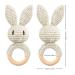 Artestar Greifling Baby Rassel & Bei ring - Eco-Friendly Wooden Baby Toy Gift (Beige Hase) for Newborns - International Shipping - Buy Online on SooperMarket.com