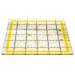 Suwimut Set of 6 Acrylic Quilting Ruler - Transparent Square Quilter Ruler for Fabric Cutting and Sewing - Ironing Ruler with Double Colored Grid Lines - Buy Online on SooperMarket.com