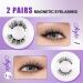 Magnetic Lashes 2 Pairs Reusable Magnetic Eyelashes with Applicator No Glue Magnetic Eye lashes Natural Look without Eyeliner Magnetic Lashes Kit(magnetic lashes-DWSP+N07) CX-DWSP+N07 - Buy Online on SooperMarket.com