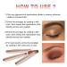 Moakxer Matte Eyeshadow Stick | Waterproof Highly Pigmented Creamy Crayon - Opals & Putty (101 + 103) - Buy Online on SooperMarket.com