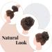 Scrunchie Hair Bun Extension Updo Hairpiece in Dark Brown & Auburn - 45g - Buy Online on SooperMarket.com