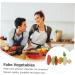 Cabilock 12 Pcs Simulated Vegetable Model Plants Decor Kid Vegetable Toys Fidget Toy for Kids Fake Vegetable Models Kids Decor Kids Toys Home Decor Simulation Fruit Decors Carrot Foam Chili Colorfulx2pcs 14X5.5X5.5CMx2pcs - Buy Online on SooperMarket.com