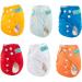 ALVABABY Newborn Cloth Diapers 6pcs with 12 Insert - 6SVB03 Pure Color 03 - For Less Than 12 Pounds - Snaps Closure - Pack of 1 - Buy Online on SooperMarket.com