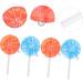 12 Pcs Lollipop Keychain Key Fob Lollipops DIY Charm Key Hanging Charms Dessert Bracelet 6X3CMx5pcs Assorted Colorx5pcs - Buy Online on SooperMarket.com