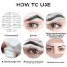 FFSTA Brow Stamp Stencil Kit - 13 Piece Set in Dark Brown - Buy Online on SooperMarket.com