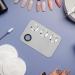 Stainless Steel Makeup Mixing Palette - Metal Foundation Tray for Cosmetics & Nail Art (5.89x3.93 Inch - Buy Online on SooperMarket.com