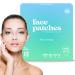 LivaClean 15 CT Hydrocolloid Face Mask - Pore Nose Chin Zit - Full Face Pimple Patches Large Big Hydrocolloid Zit Patches Large Hydrocolloid Patch Strips Large Pimple Patch Nose Patch Hydrocolloid