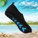 ANLUKE Women's Men's Water Shoes: Barefoot Quick-Dry Aqua Socks for Beach Swim Surf - Size 8.5-9.5 Women/7.5-8 Men - Abldblack - Buy Online on SooperMarket.com