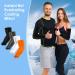 Feugoant Compression Arm Cups for Men & Women - UV Protection Cooling Sports Sleeves (4 Pairs) - Black White Gray Orange - Laundry Bag Included - Buy Online on SooperMarket.com