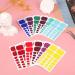 JSRQT 12 Sheets Full Toe Nail Stickers Solid Colors Toe Nail Polish Stickers Red Purple Brown Gel Nail Stickers with Nail File Full Toe Nail Wraps DIY Nail Decor Art Toenails Stickers for Women Girls - Buy Online on SooperMarket.com