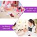 1200 pcs Self-Adhesive French Manicure Nail Sticker Set - White Half-Moon Shaped Decals for Nail Design (25 Sheets) - Buy Online on SooperMarket.com