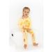 Artie Baby Girls 100% Cotton Long Sleeve Pyjamas for Kids | Set of 2 Footless Pajamas | Comfortable Nightwear for Children 12M-8Y | 5-6 Years, Yellow - Buy Online on SooperMarket.com
