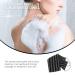 Dual-Sided Body Scrubber Sponge Back Exfoliator - Shower Loofah for Bath - 70x12cm Black - Buy Online on SooperMarket.com