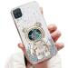 Tivenfezk Nadoli for Samsung Galaxy A22 4G Treibsand B r Astronaut Hidden Stand Shell cartoon glitter astronaut stand soft silicone bling cell phone case transparent protective cover samsung galaxy a22 4g clear