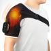 Heated Shoulder Massager Brace Support with Vibration Heating Electric Shoulder Wrap with Massage 3 Modes Cordless Vibration Shoulder Pad for Men and Women Fits for Left or Right Shoulder Black Black Large