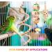 Buy 13-Part Natural Wood Parrot Toys - Bird Swing Climbing & Grinding Accessories for Budgies & Canaries - International Shipping Available - Buy Online on SooperMarket.com