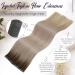 Buy Laavoo Real Hair Tape Extensions - 60cm Virgin Blond Ombre Balayage & Seamless 5pcs | Premium Quality #9A/10.5g - Buy Online on SooperMarket.com