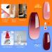 YTD Likomey Color Changing Gel Nail Polish 15ml - Burgundy Red to Nude Pink - Thermal Mood Temperature Change - UV Salon Quality for Autumn/Winter Manicure - Buy Online on SooperMarket.com