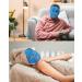 Meto Ice Face Mask - Reduce Puffiness and Dark Circles - Hot Cold Gel Beads Compress for Women - Face Spa Treatment for Pressure Headaches and Skin Care (Blue) - Buy Online on SooperMarket.com