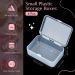 ISKYBOB 6 Pack Small Plastic Storage Containers - Clear Rectangle Organizer Case for Crafts & Bobby Pins (3.7x2.4in) - Buy Online on SooperMarket.com