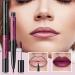 Buy 2-in-1 Matte Lipstick & Long-Lasting Liquid Lip Gloss - Highly Pigmented Non-Fade Durable | International Shipping Available - Buy Online on SooperMarket.com