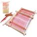 Mikimiqi Wooden Multi-Craft Weaving Loom Large Frame 9.85x 15.75x 1.3 Inches To Handcraft For Kids