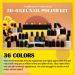 Lavender Violets 42 Piece Gel Nail Polish Set with Fluorescent Finish - UV/LED Soak-Off Formula - Includes Glossy, Matte, Diamond, and Glow in the Dark Top Coats - Full Range Shades - C955 Sunflowers - Buy Online on SooperMarket.com