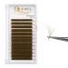 Easy Fan Volume Lashes .07 D Curl Brown Volume Lash Extensions 9-16mm Mixed Lash Tray Color Lashes Extension Self Fanning 2D-10D Volume Eyelash Extensions by QUEWEL (Brown 0.07 D 9-16mm) 0.07D-MIX9-16mm BROWN