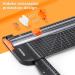 WORKLION Paper cutter - A4 Paper Craft cutter with Security blade for cut Gift Card  Coupon  Label  Cardstock  Photo  12 inch black office paper trimmer - Buy Online on SooperMarket.com