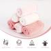 Phogary Microfiber Makeup Towels - 6 Pack Washable Facial Cleaning Cloths (20x20cm Pink) | Gentle Makeup Remover - Buy Online on SooperMarket.com