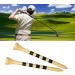 Zivisk Bamboo Golf Tees 100 Count - Strong, Sustainable, Biodegradable - 2-3/4 or 3-1/4 Long - Black & Stripe Design - Buy Online on SooperMarket.com