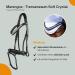 Marengos Soft Crystal Bridle for Horses & Ponies | Anatomically Shaped English Leather Bridle & Accessories in Black - Buy Online on SooperMarket.com