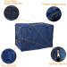 Durable Dog Crate Cover - Fits 24-48 Inches Wire Crate - Oxford Fabric - Medium and Large Dog Kennel Cover - Blue Rhombus - 2 Doors - Heavy Duty - Buy Online on SooperMarket.com