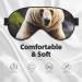 Buy SSIMOO White & Brown Bear Soft Sleep Eye Mask | Breathable Eye Patch for Travel & Relaxation | Perfect Gift - Buy Online on SooperMarket.com