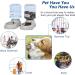 BLUERISE Automatic Dog Water Bowl Dispenser - Self-Feeding Gravity Refill for Pets - BPA-Free & Easy to Clean - Buy Online on SooperMarket.com