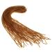 FOYTOKI Dirty Little Braids Double Ended Dreadlock Extensions Women Hairpiece Long Dreadlocks Fashion Hairpiece Dreadlocks Dreadlock Headband Wigs Hair Extensions Hair Wig Men Wig 90X8CM As Shown