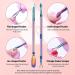Melodysusie 4-in-1 Acrylic Nail Clippers Set - Stainless Steel Nail Tip Cutter, Cuticle Trimmer & More | Rainbow Purple Nail Art Kit - Buy Online on SooperMarket.com