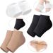 3 Pairs Gel Heel Protectors Padded Heel Socks Heel Support for Plantar Fasciitis Silicone Moisturizing Socks Ventilate Gel Socks for Open Toe Care Skin Cracked Heel Men Women - Buy Online on SooperMarket.com