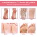 5-Pack Peach Foot Mask for Soft Callus and Dead Skin Removal - Exfoliating Socks for Dry Rough Heels Treatment - Natural Beauty Feet Mask - Buy Online on SooperMarket.com