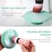 Silicone Makeup Brush Cleaning Mat - Portable Scrubber Tool with Suction Cup for Valentines Day - Green - Buy Online on SooperMarket.com