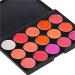 FantasyDay Pro Matte 15 Colors Lip Gloss Palette | Non-Sticky Lipgloss Makeup Kit for Flawless Contouring - Shop Internationally - Buy Online on SooperMarket.com
