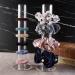 Pangkeep 2Pcs Acrylic Scrunchie Holder,Hair Tie Organizer,Scrunchy Display Stand,Bowknot Accessory Organizer for Teen Girls? General style